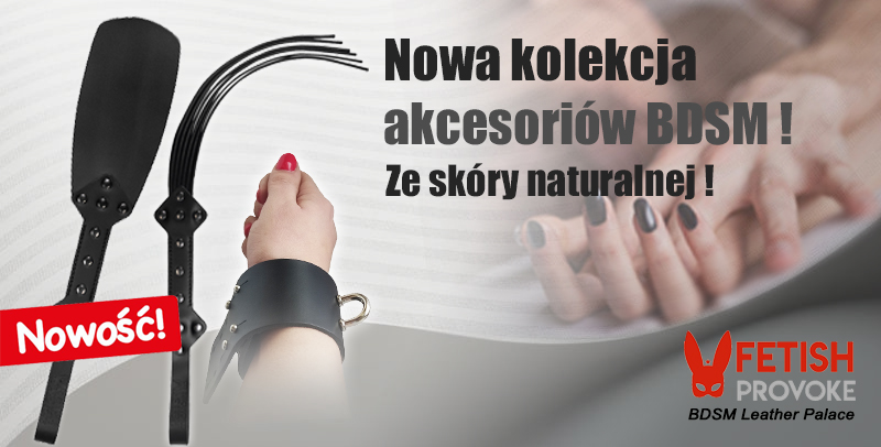 Erotic wholesaler erotp.pl with BDSM accessories made of natural leather. High quality. 