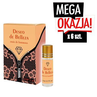 Perfumy Deseo de Belleza for women, 5 ml. Zestaw 6 szt.