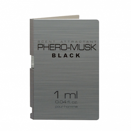 Perfumy Phero-Musk Black for men, 1 ml