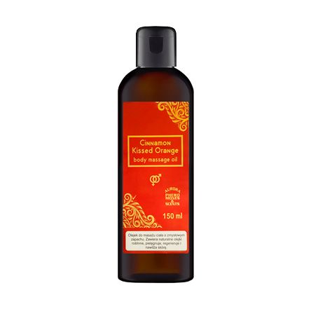 Olejek do masażu ciała. Zmysłowy i pobudzający. Cinnamon Kissed Orange 150 ml.