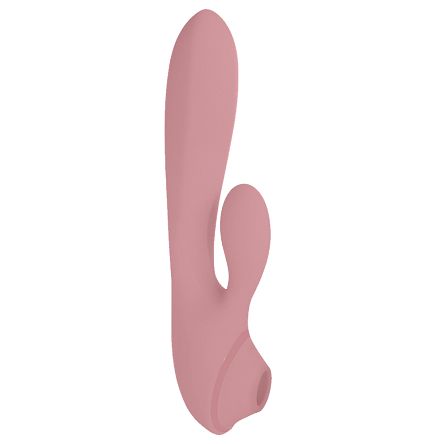 Silikonowy wibrator dla kobiet w ładnym różowym kolorze.
