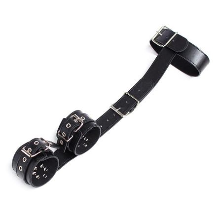 Uprząż Collar With Restraints Adjustable Black