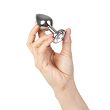 Wtyczka analna metalowa, ozdobny kryształek. Plug rozmiar M. Sex gadżet - 3