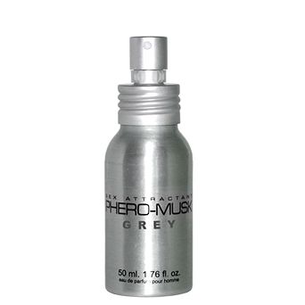 Perfumy męskie Phero-Musk Grey. Podniecający, intrygujący zapach.