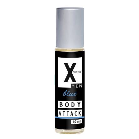Perfumy X-Phero Body Attack Blue for men, 10 ml