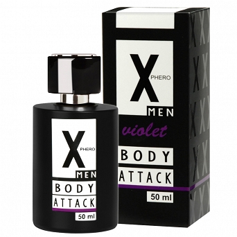 Perfumy X-Phero Body Attack Violet for men, 50 ml