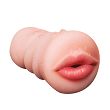 Masturbator z ustami do seksu oralnego. Super jakość.  Masturbator Bouche - 2