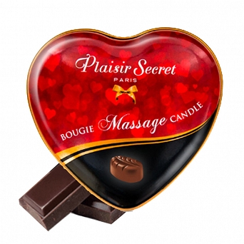 Świeca do masażu erotycznego o zapach czekolady.