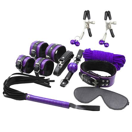Zestaw akcesoriów Bondage Kit Purple