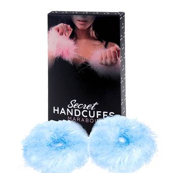 Kajdanki Blue Marabou Handcuffs