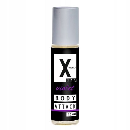 Perfumy męskie X-Phero Body Attack Violet o subtelnym zapachu. Piękne