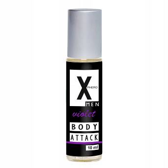 Perfumy X-Phero Body Attack Violet for men, 10 ml