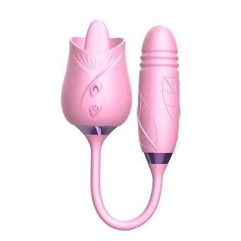 Double Tongue Stimulator Pink