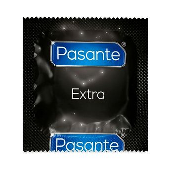 Prezerwatywa Pasante Extra. Wyjątkowo grube z dodatkowym środkiem nawilżającym.