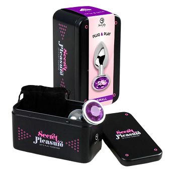 Korek do tyłka z kryształkiem, rozmiar S. Sex anal plug. Stymulacja.