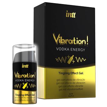 Żel do miejsc intymnych dla kobiet i mężczyzn Vodka Energy Vibration. Wibrator w żelu. Stymulacja i pobudzenie.