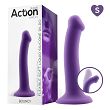 Dildo silikonowe na przyssawce, rozmiar S. Elastyczne. Do uprzęży. Bouncy - 6
