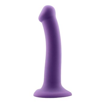 Dildo silikonowe na przyssawce, rozmiar S. Elastyczne. Do uprzęży. Bouncy