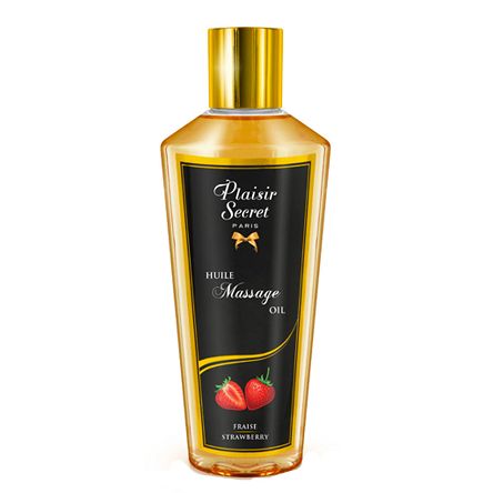 Olejek do masażu erotycznego o zapachu truskawek Massage Oil STRAWBERRY