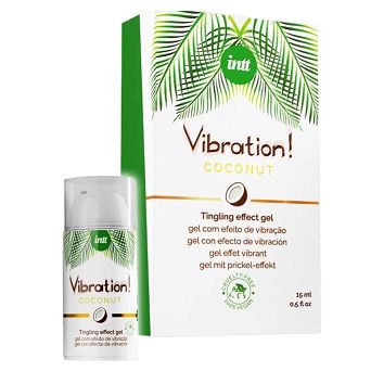 Wibrator w płynie z efektem mrowienia oraz fal ciepła. Żel Vibration Coconut Vegan 15 ml.