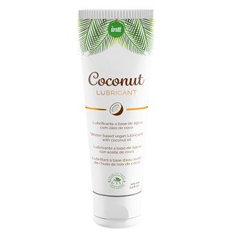 Żel intymny smakowy, na bazie wody. Lubricant Coconut Vegan 100 ml.