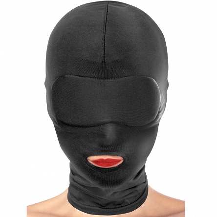 Maska dla kobiet i mężczyzn zakryte oczy otwarte usta.