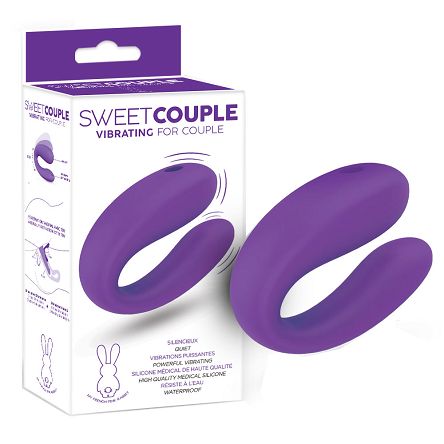 Masażer z wibracjami Vibrating Couple Purple