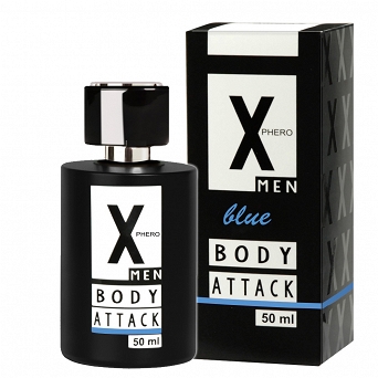 Perfumy X-Phero Body Attack Blue for men, 50 ml