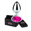 Metal Butt Plug Fuchsia rozmiar M - 6