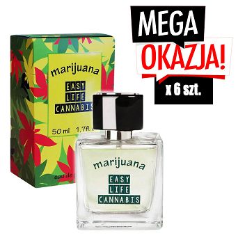 Perfumy Marijuana Cannabis for unisex 50 ml. Zestaw 6 szt.