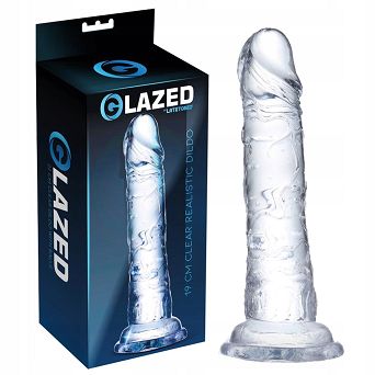 REALISTIC dildo na przyssawce 19 cm