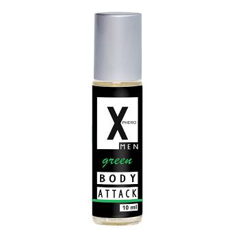 Perfumy X-Phero Body Attack Green for men, 10 ml