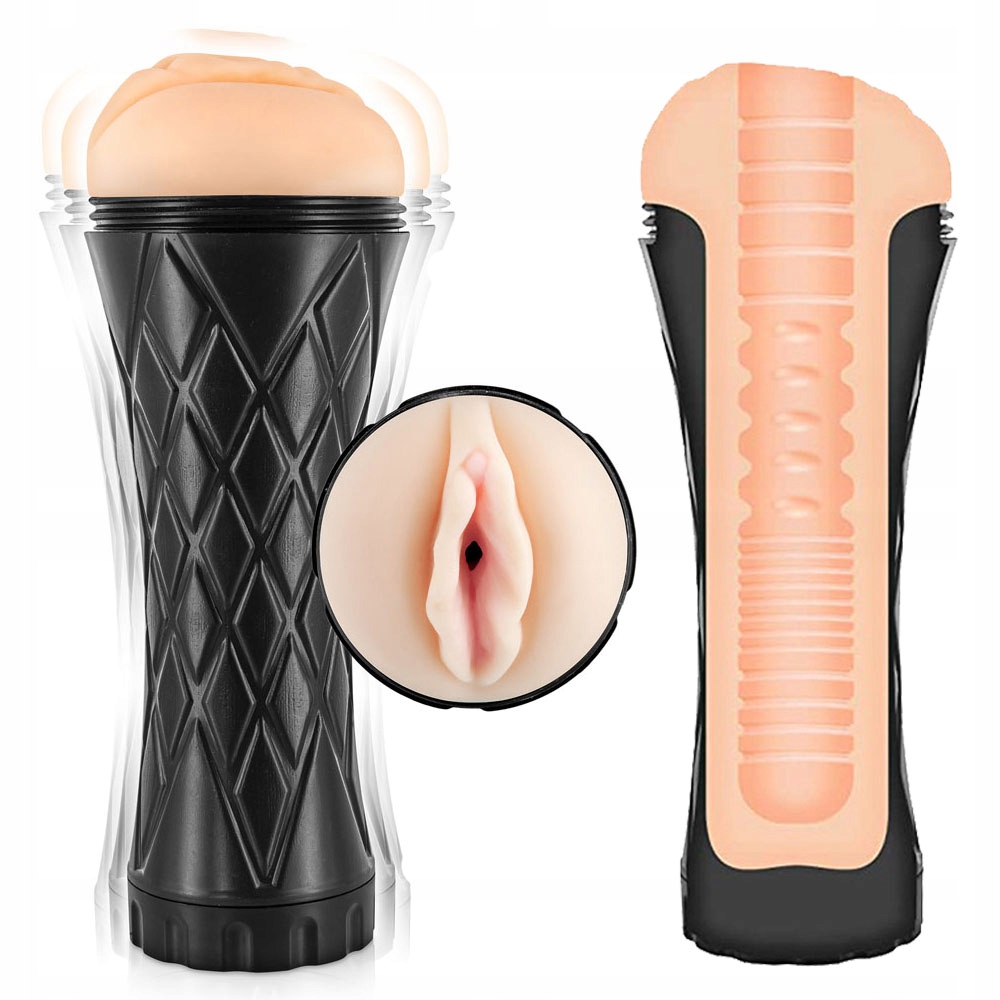 real cup vaginal masturbator vibrating